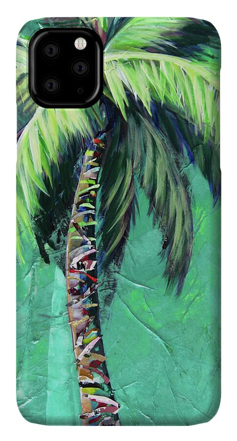 Aqua Palm Tree - Phone Case