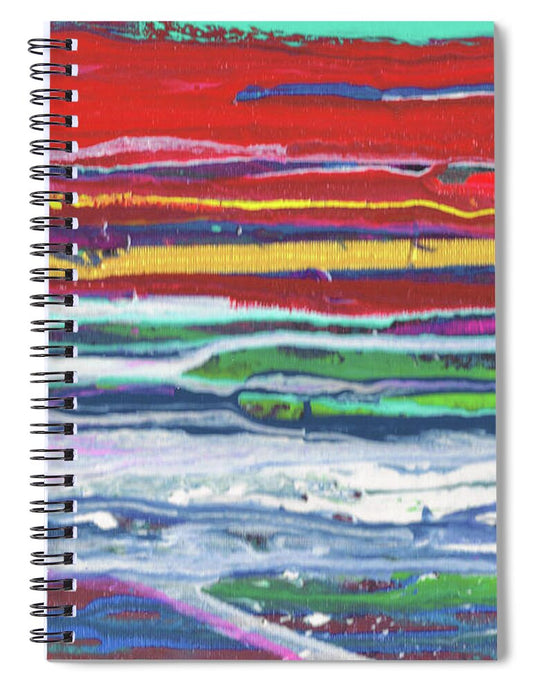 Art Life Abstract Print - Spiral Notebook