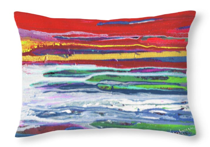 Art Life Abstract Print - Throw Pillow