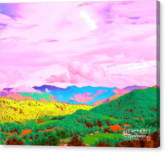 Blue Ridge Mountains 1 - Canvas Print