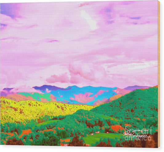 Blue Ridge Mountains 1 - Wood Print