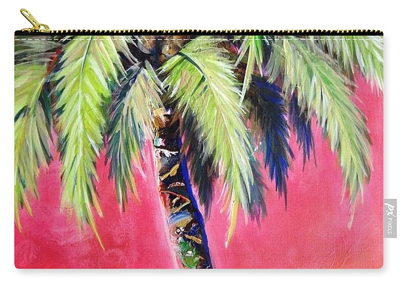 Blushing Pink Palm - Zip Pouch