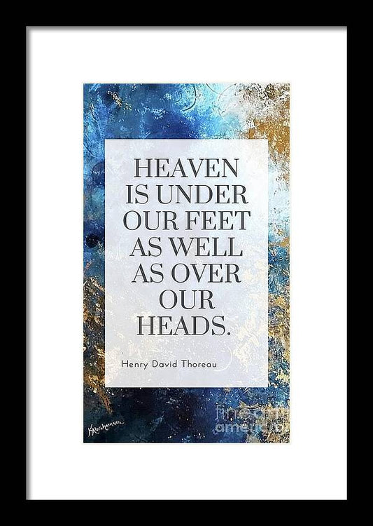 Celestial Currents Inspiration - Framed Print