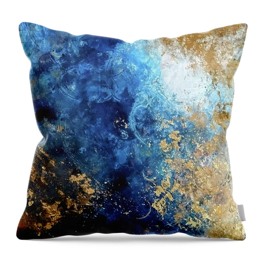 Celestial Currents - Throw Pillow