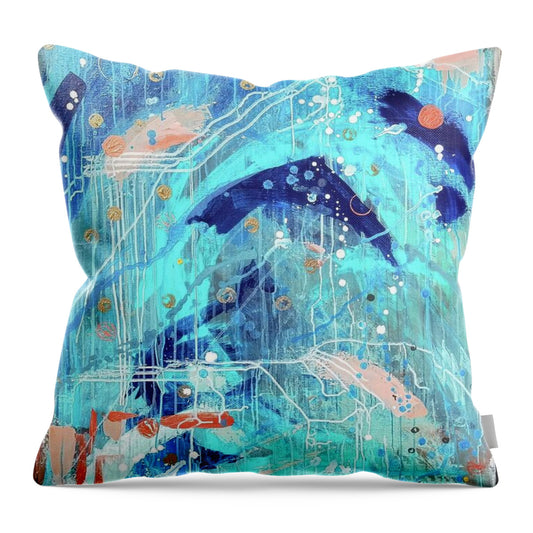 Dreamscape Portrait - Throw Pillow