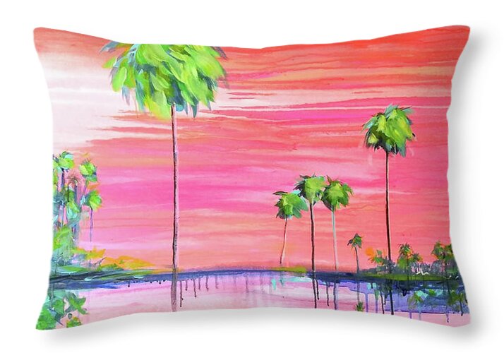 Dreamy Reflections - Throw Pillow