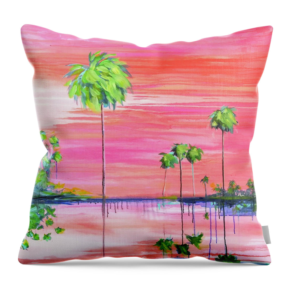 Dreamy Reflections - Throw Pillow