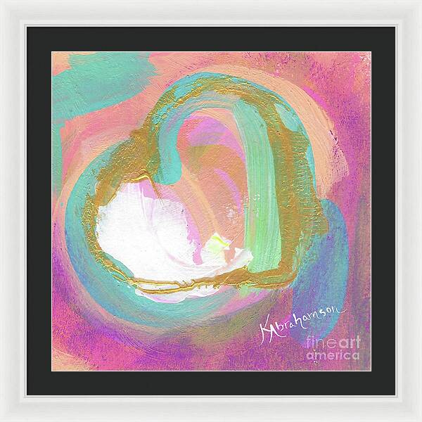 Heart Echo Love 2021 2 - Framed Print