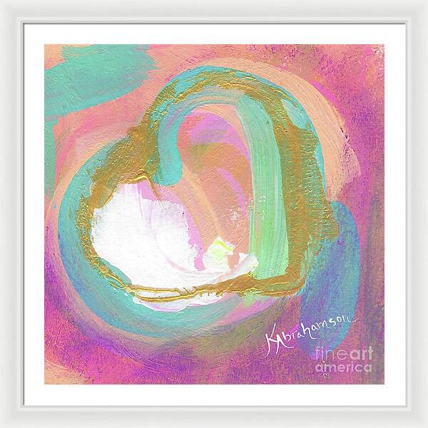 Heart Echo Love 2021 2 - Framed Print