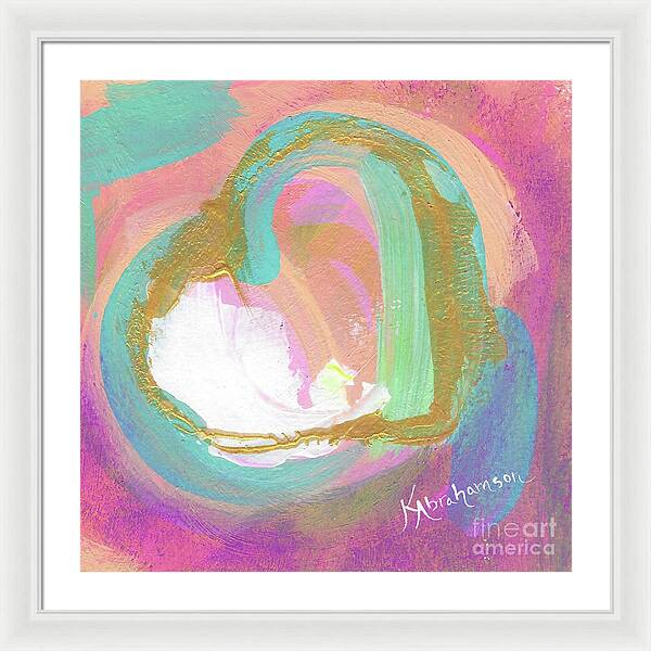 Heart Echo Love 2021 2 - Framed Print