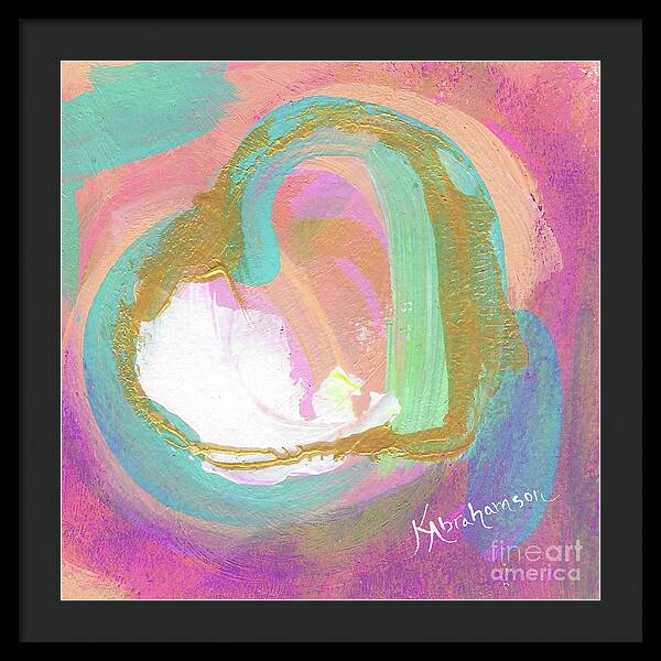 Heart Echo Love 2021 2 - Framed Print