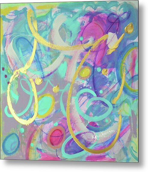 Live Colorfully 1 - Metal Print