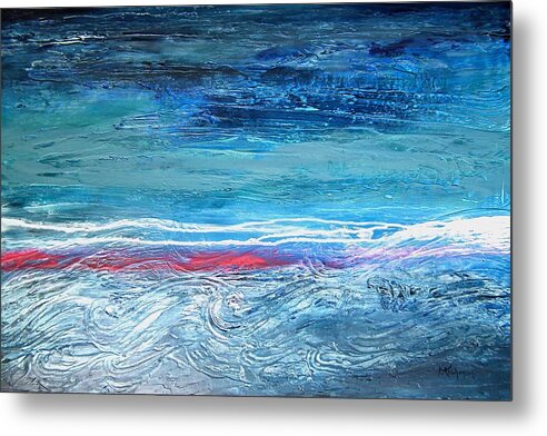 Magnificent Morning Abstract Seascape - Metal Print