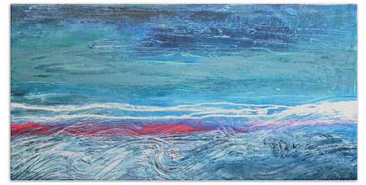 Magnificent Morning Abstract Seascape - Bath Towel