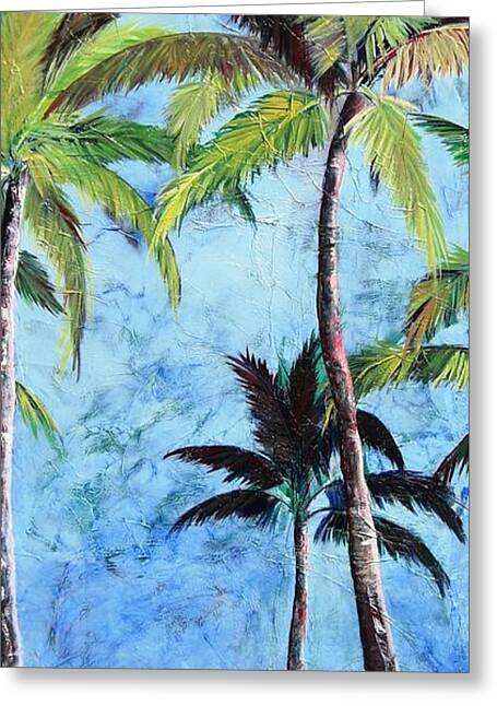 Princeville Palms  - Greeting Card