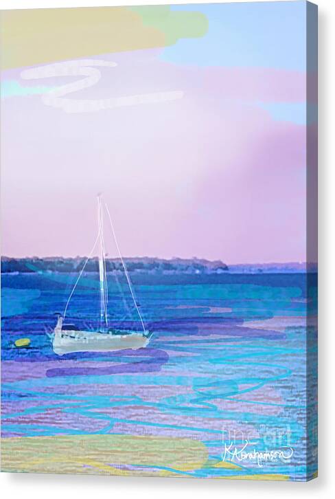 St. John's Sailboat 1 - Canvas Print