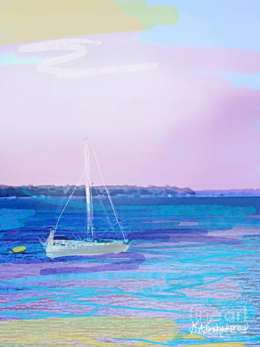 St. John's Sailboat 1 - Art Print