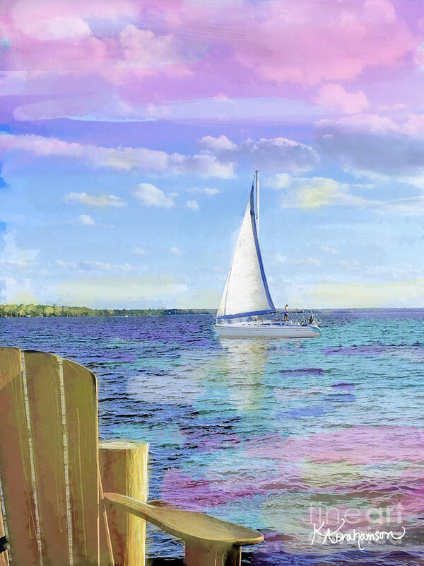 St. John's Sailboat 2 - Art Print