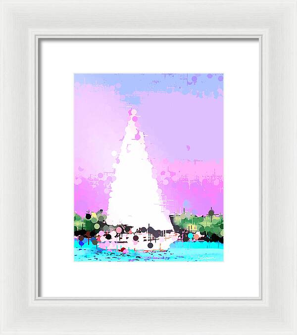 St. John's Sailboat 6 - Framed Print