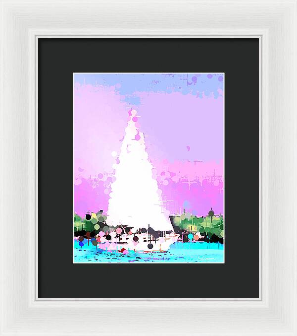 St. John's Sailboat 6 - Framed Print