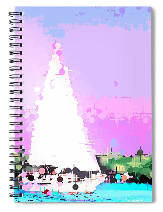 St. John's Sailboat 6 - Spiral Notebook