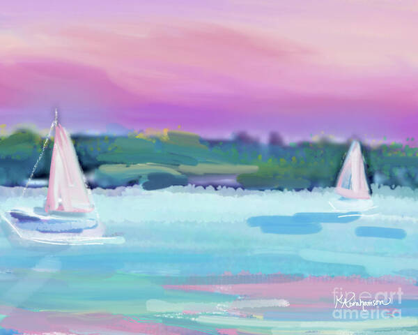 St. John's Sailboats 3 - Art Print