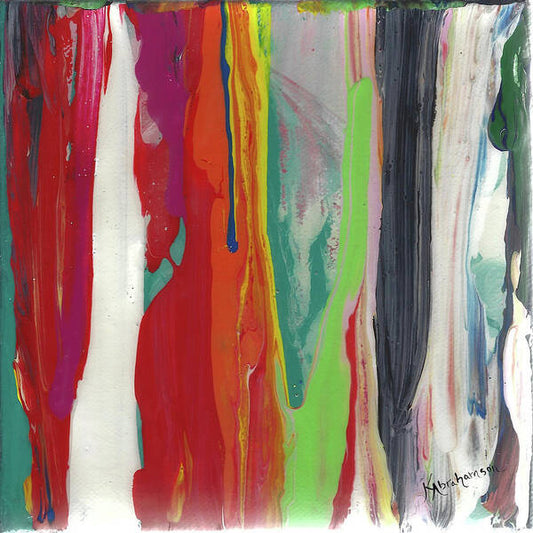 Tiny Treasures Abstract Painting 2012 01 - Art Print