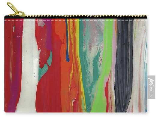 Tiny Treasures Abstract Painting 2012 01 - Zip Pouch