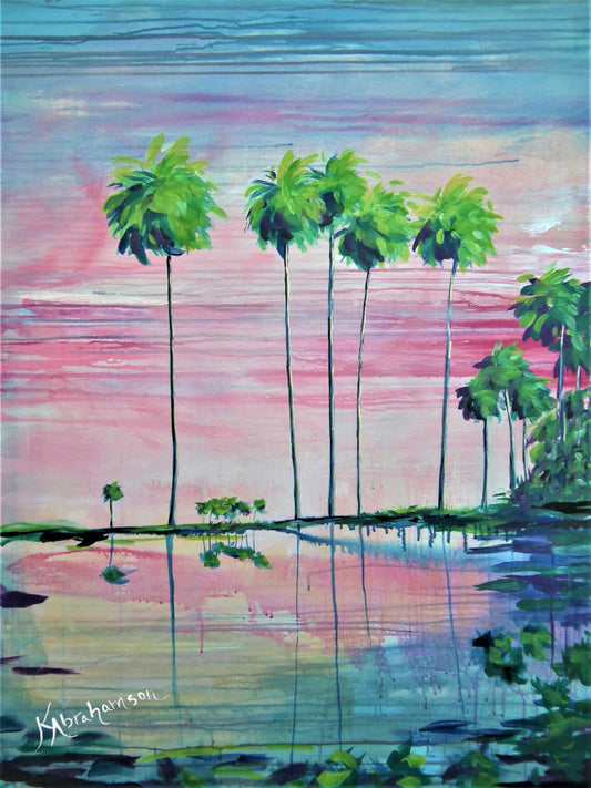 Intercoastal Pink Sky Reflections 2
