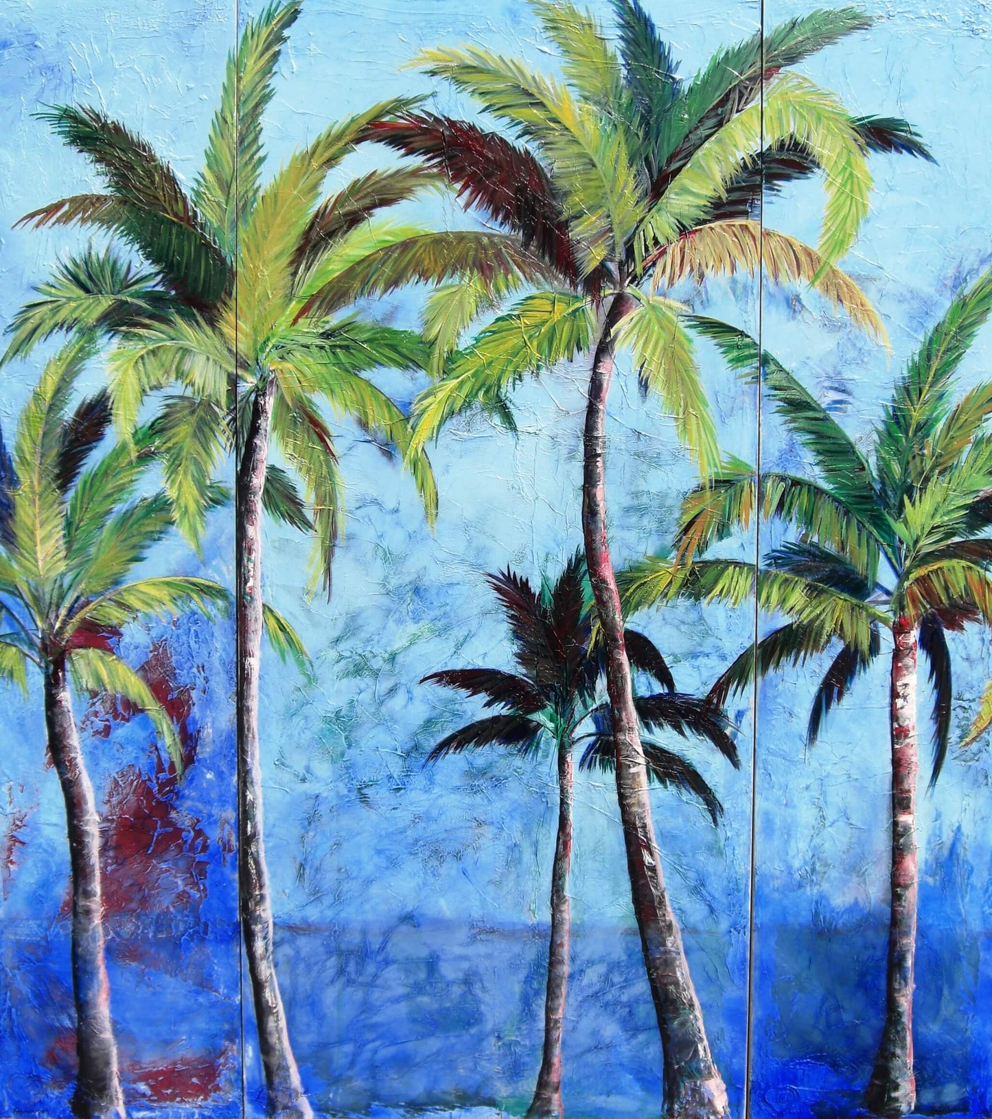 "Princeville Palms Painting"