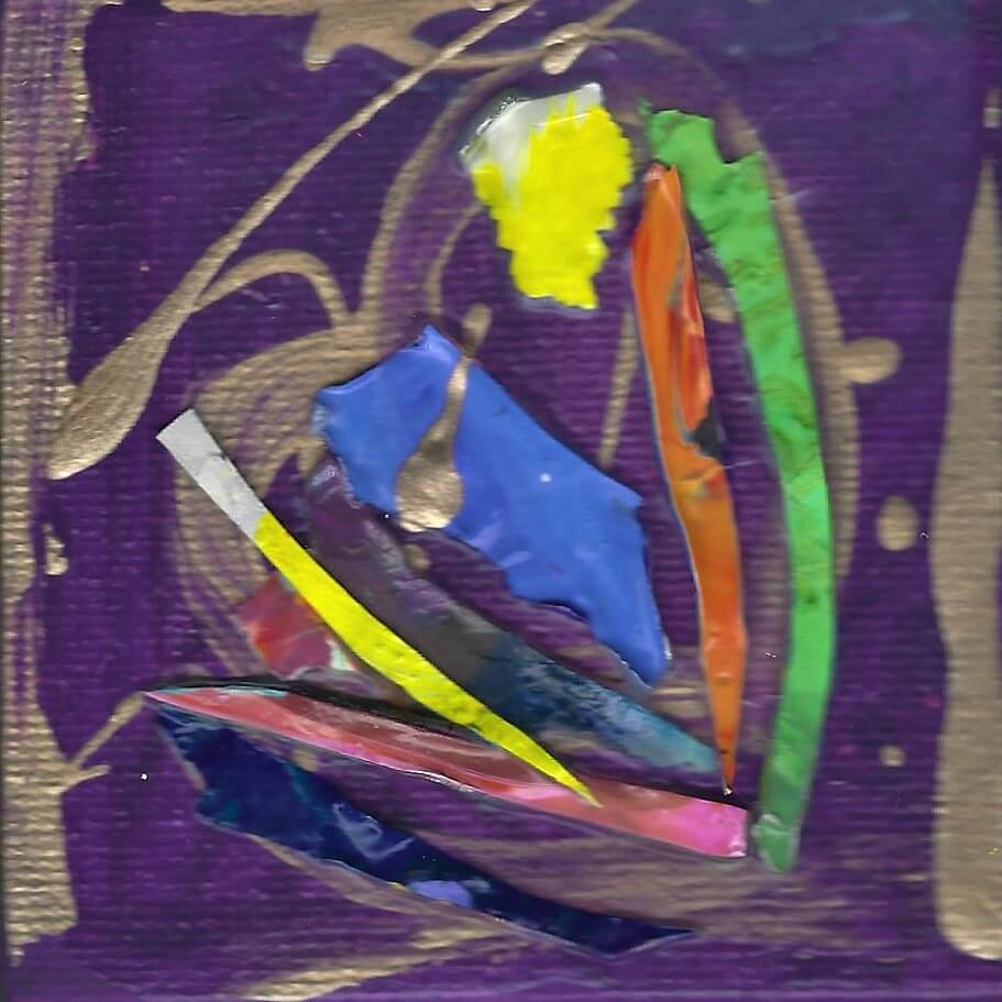 Tiny Treasures Abstract Heart Painting 2020 #30