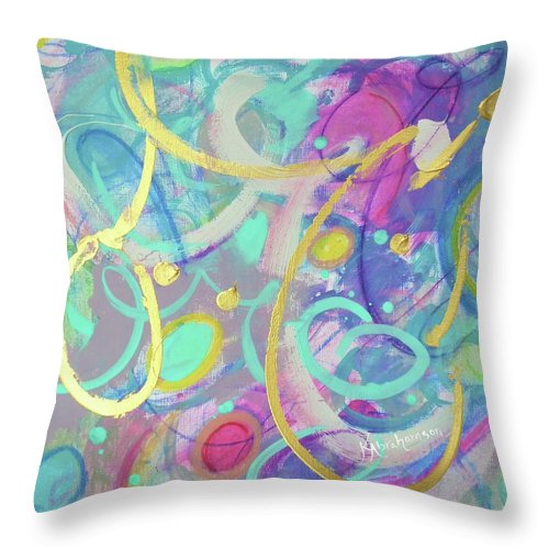 Live Colorfully 1 - Throw Pillow