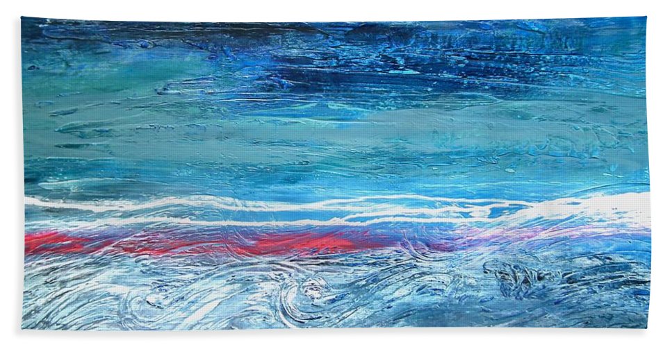 Magnificent Morning Abstract Seascape - Beach Towel
